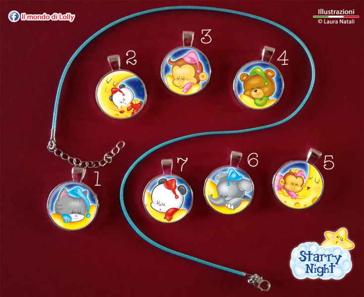 Dolce Nanna Bijoux - ciondolo cameo argento placcato