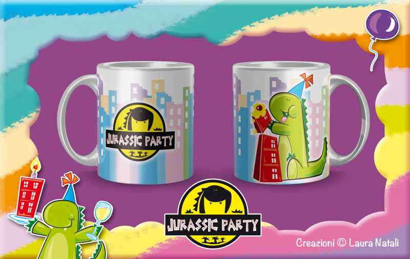 Tazza Jurassic Party