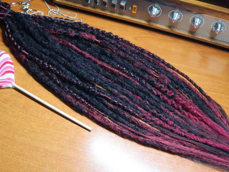 20 cyberdreads neri e mogano
