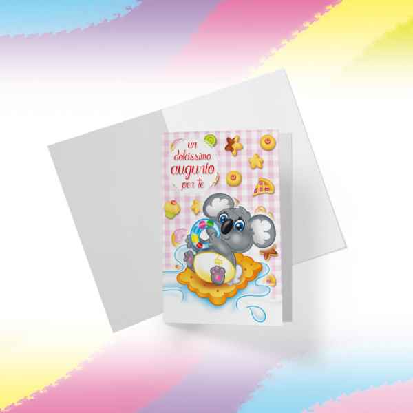 Biglietto di auguri Koalino  Candy Puppy