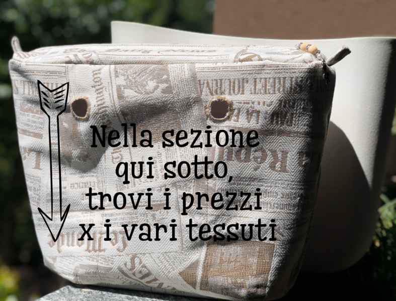 Sacca interna per borse OBag