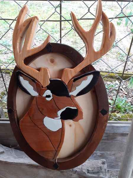 animali in legno