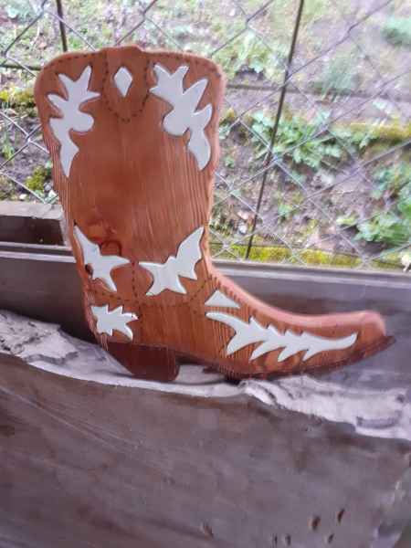 stivale in legno
